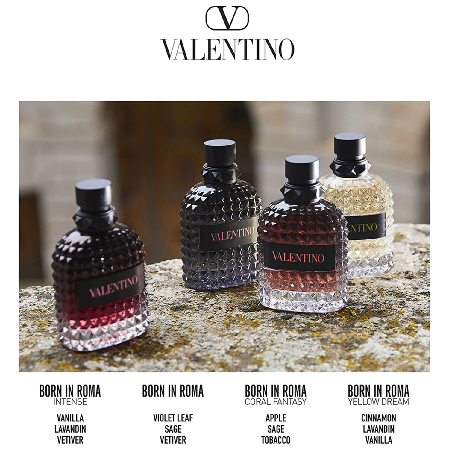 BORN IN ROMA UOMO INTENSE EAU DE PARFUM SET DE REGALO